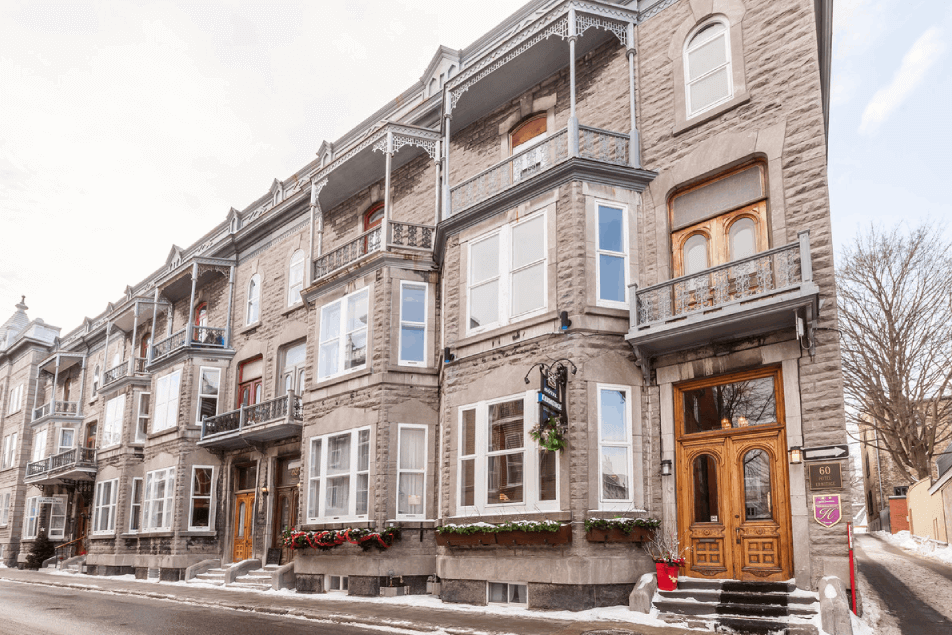 Hotel Ermitage facade – hotel near Old Quebec City