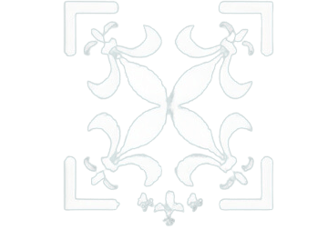 les hotels nouvelle france – icône blanche (motif fleur de lys)